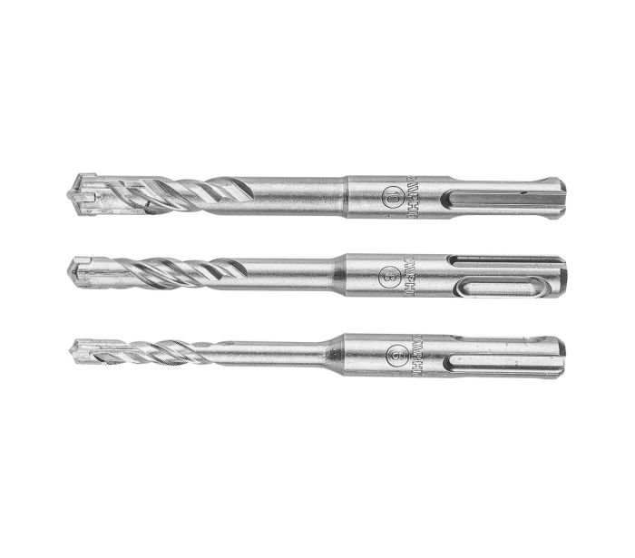 Набір свердл по бетону SDS Plus, quatro, набір 3 шт. - 6, 8, 10 x 110 мм GRAPHITE (57H570)